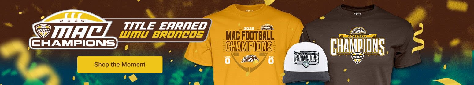 2025 MAC Champions | Shop Western Michigan Broncos