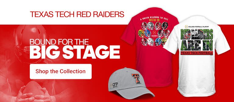 Texas Tech Red Raiders Bound For The Stage | Shop The Collection