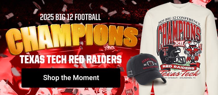 2025 Big 12 Champions | Shop Texas Tech Red Raiders