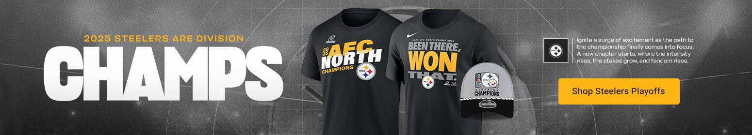 2025 Steelers are Division Champs | AFC North | Shop Playoffs