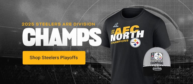 2025 Steelers are Division Champs | AFC North | Shop Playoffs