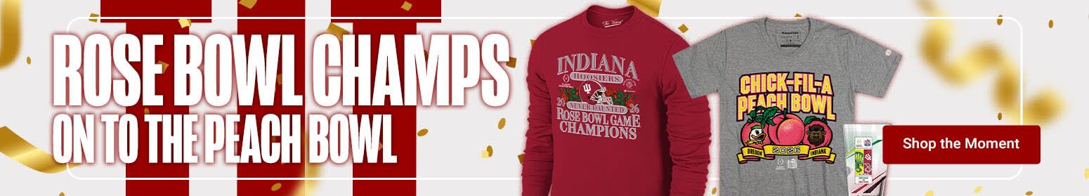 Indiana Hoosiers CFP Semi Finals Bound and Rose Bowl Champions | Shop Now