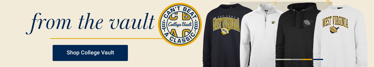 Classic Styles | Shop West Virginia Mountaineers College Vault