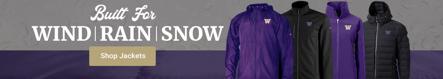 Built For Wind Rain Show | Shop Washington Huskies Jackets