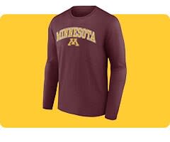 Shop Minnesota Golden Gophers T-Shirts