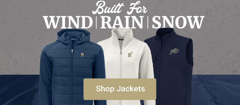 Built For Wind Rain Snow | Shop Navy Midshipmen Jackets