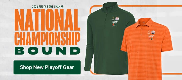 National Championship Bound | Shop Miami Hurricanes New Playoff Gear