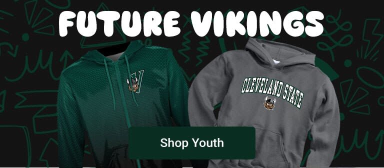 Little Vikings Fans, Big Spirit | Shop Cleveland State Vikings Youth