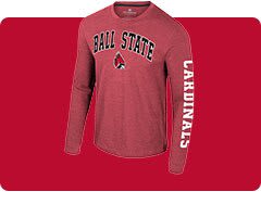 Shop Ball State Cardinals T-Shirts