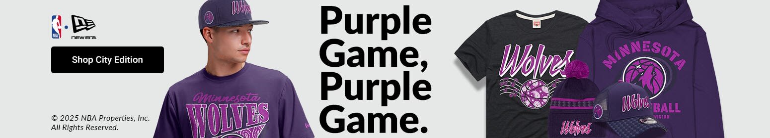 Purple Game, Purple Game | Shop Minnesota Timberwolves City Edition