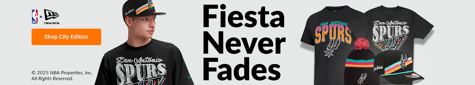 Fiesta Never Fades | Shop San Antonio Spurs City Edition