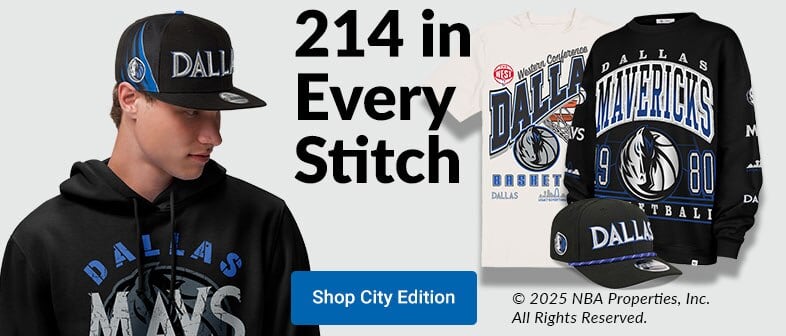 214 In Every Stitch | Shop Dallas Mavericks City Edition