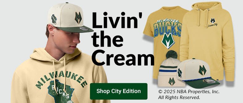 Livin' The Cream | Shop Milwaukee Bucks City Edition