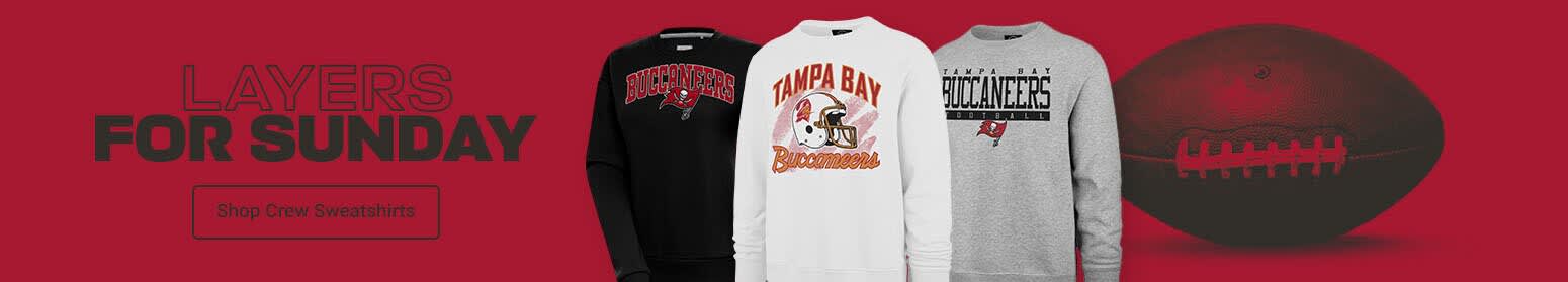 Layers For Sunday | Shop Buccaneers Crew Sweatshirts