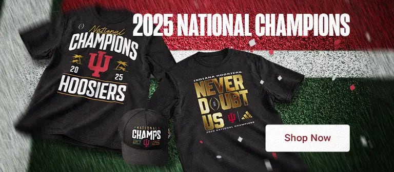 2025 Football National Champions | Shop Indiana Hoosiers National Champs Gear
