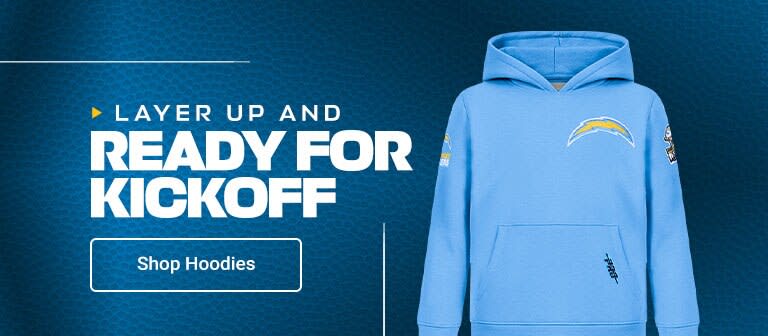 Layer Up For Kickoff | Shop Chargers Hoodies