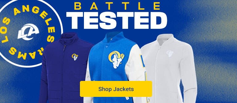 Battle Tested | Shop Los Angeles Rams Jackets