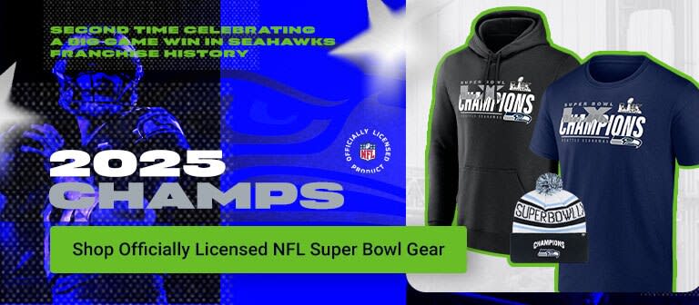 2025 Seattle Seahawks Superbowl Champions | Shop Officially Licensed NFL Seahawks Superbowl Champs Gear