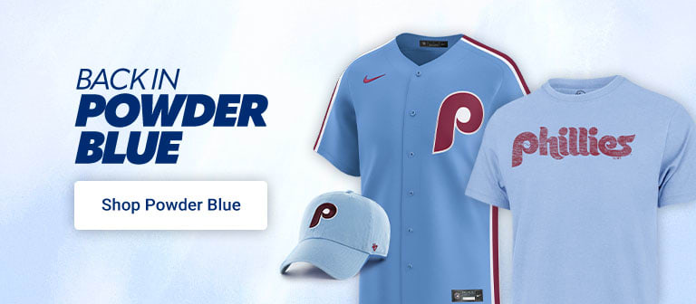Back in Powder Blue | Shop Phillies Powder Blue