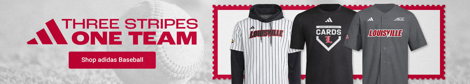 Three Stripes One Team | Shop Louisville Cardinals Adidas Baseball