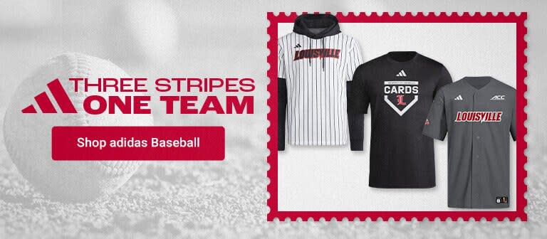 Three Stripes One Team | Shop Louisville Cardinals Adidas Baseball