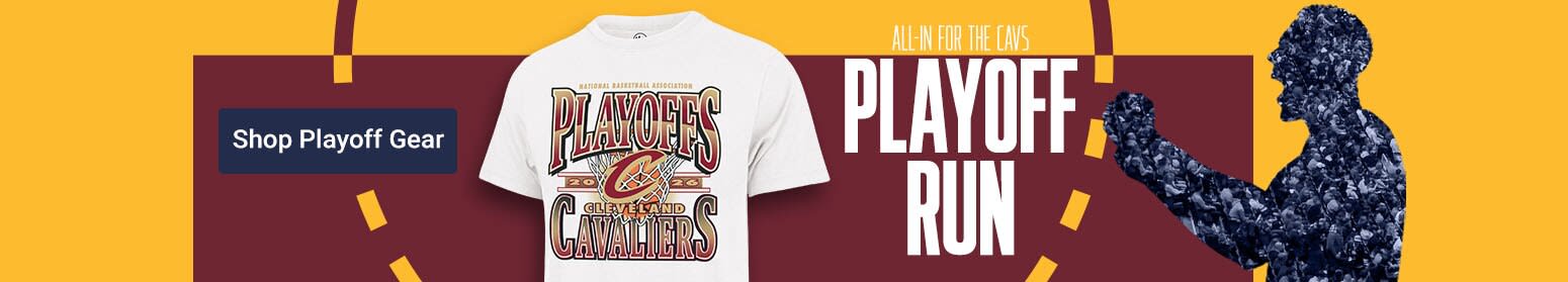 All In For The Cavs Playoff Run | Shop Cavs Playoff Gear