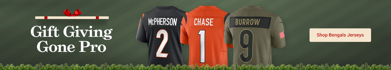 Gift Giving Gone Pro | Shop Cincinnati Bengals Jerseys