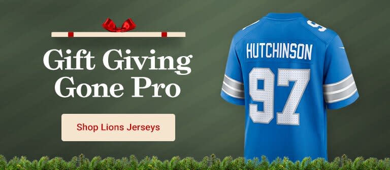 Gift Giving Gone Pro | Shop Detroit Lions Jerseys