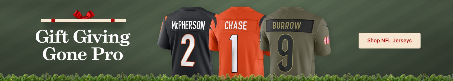 Gift Giving Gone Pro | Shop Cincinnati Bengals Jerseys