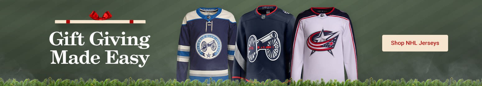 Gift Giving Made Easy | Shop Blue Jackets Jerseys