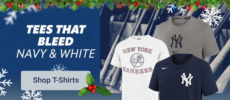 Tees That Bleed Navy & White | New York Yankees T Shirts