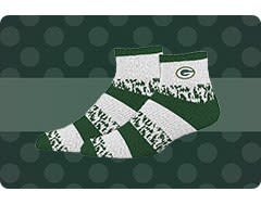 Shop Green Bay Packers Socks