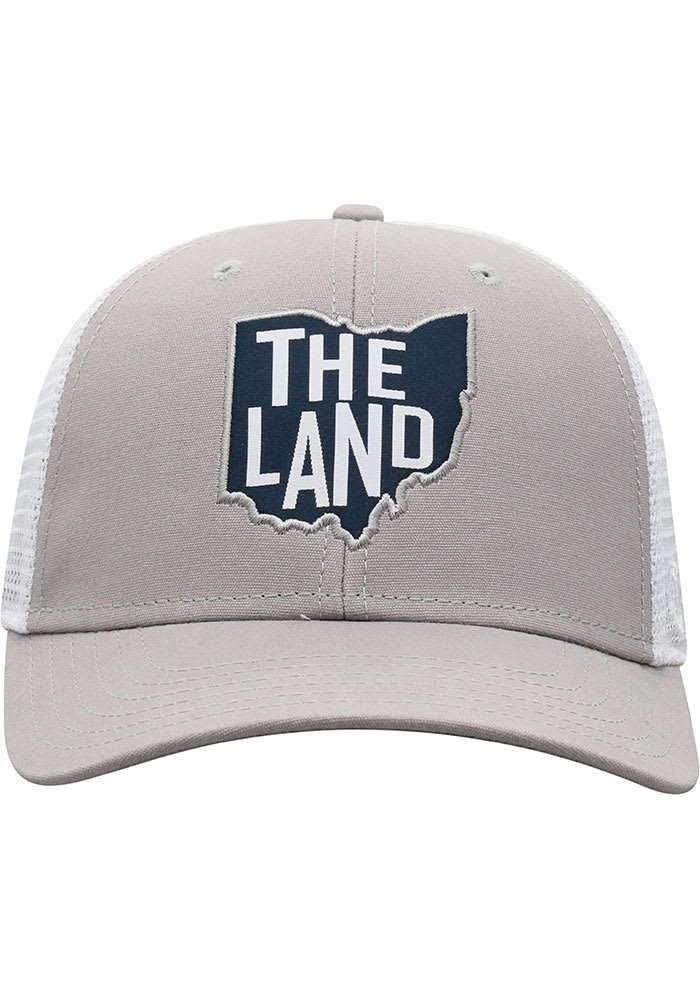 Cleveland High Rise Meshback Adjustable Hat - Grey