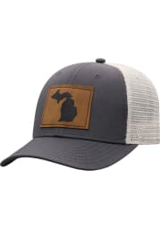 Michigan Precise Meshback Adjustable Hat - Charcoal