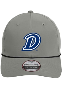 Rally Drake Bulldogs Imperial 7054 Rope Adjustable Hat - Grey