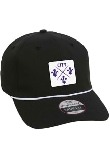 Rally Louisville City FC Imperial 7054 Rope Adjustable Hat - Black