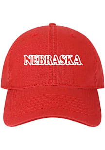 Nebraska Cornhuskers Red Relaxed Twill Youth Adjustable Hat