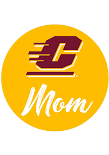 Central Michigan Chippewas 3" Mom Button - Maroon