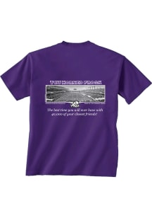TCU Horned Frogs Purple Friends Stadium Short Sleeve T Shirt