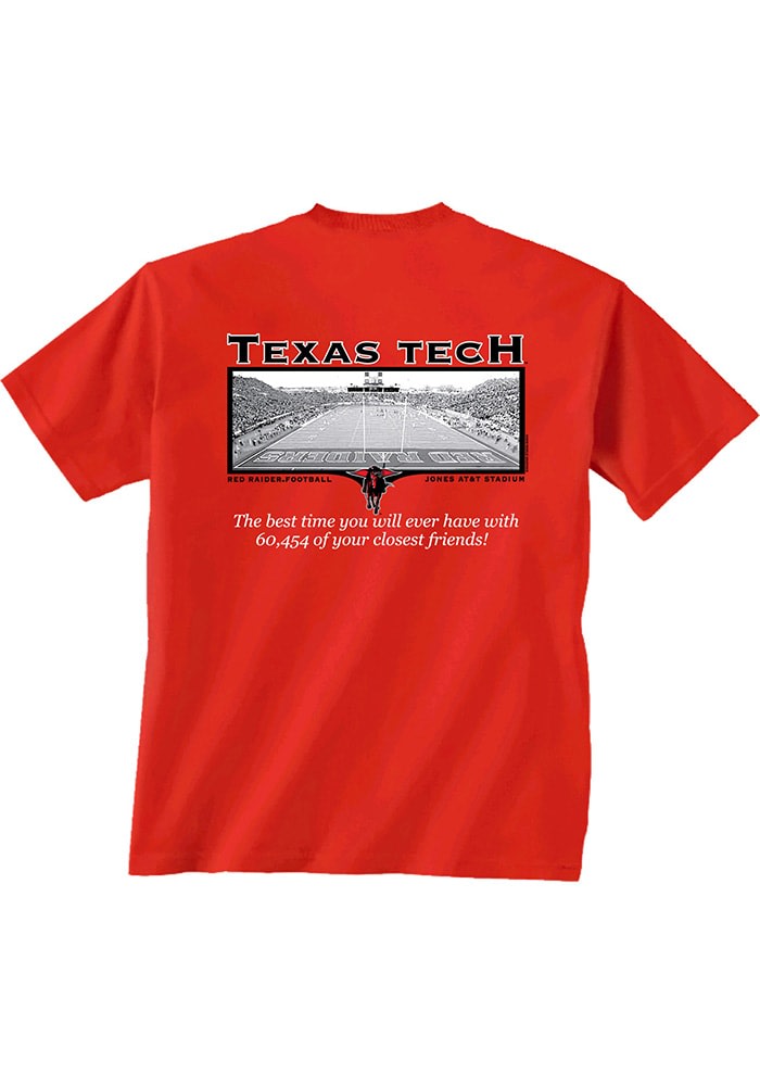 Men's Uscape Apparel White Texas Tech Red Raiders T-Shirt