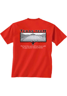 Texas Tech Red Raiders Red Friends Stadium Short Sleeve T Shirt