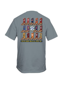 RALLY Grey SEC Boots Short Sleeve T Shirt