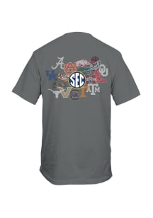 SEC Charcoal Fade Short Sleeve T Shirt