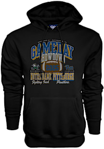 Mens Black Pitt Panthers Football vs Notre Dame Fighting Irish Hooded Sweatshirt