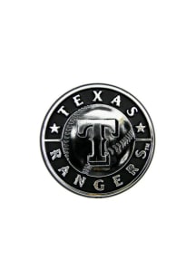 Sports Licensing Solutions Texas Rangers Plastic Car Emblem - Silver