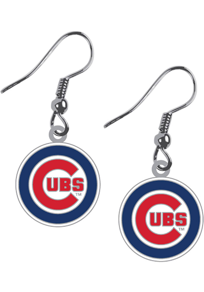Chicago Cubs J-Hook Womens Earrings