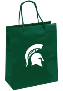 Green Michigan State Spartans 10x12 Green Medium Metallic Gift Bag