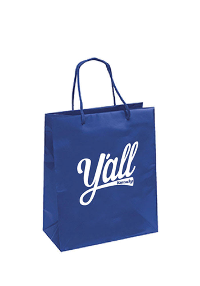 Kentucky Kentucky Yall 10x12 Medium Blue Blue Gift Bag