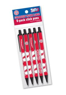 Red Nebraska Cornhuskers 5 Pack Click Pen