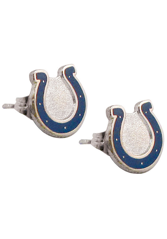 Indianapolis Colts Logo Post Womens Earrings